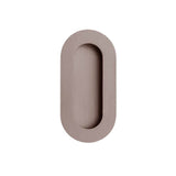 Linnea - Oval Flush Pull, Satin Rose Gold - Satin Rose Gold