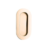 Linnea - Oval Flush Pull, Titanium Gold - Titanium Gold