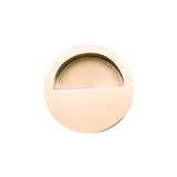 Linnea - Round Flush Pull, Titanium Gold - Titanium Gold