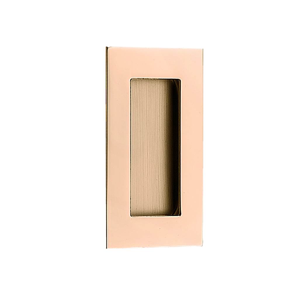 Linnea - Square Flush Pull, Titanium Gold - Titanium Gold