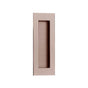 Linnea - Square Flush Pull, Polished Rose Gold - Polished Rose Gold