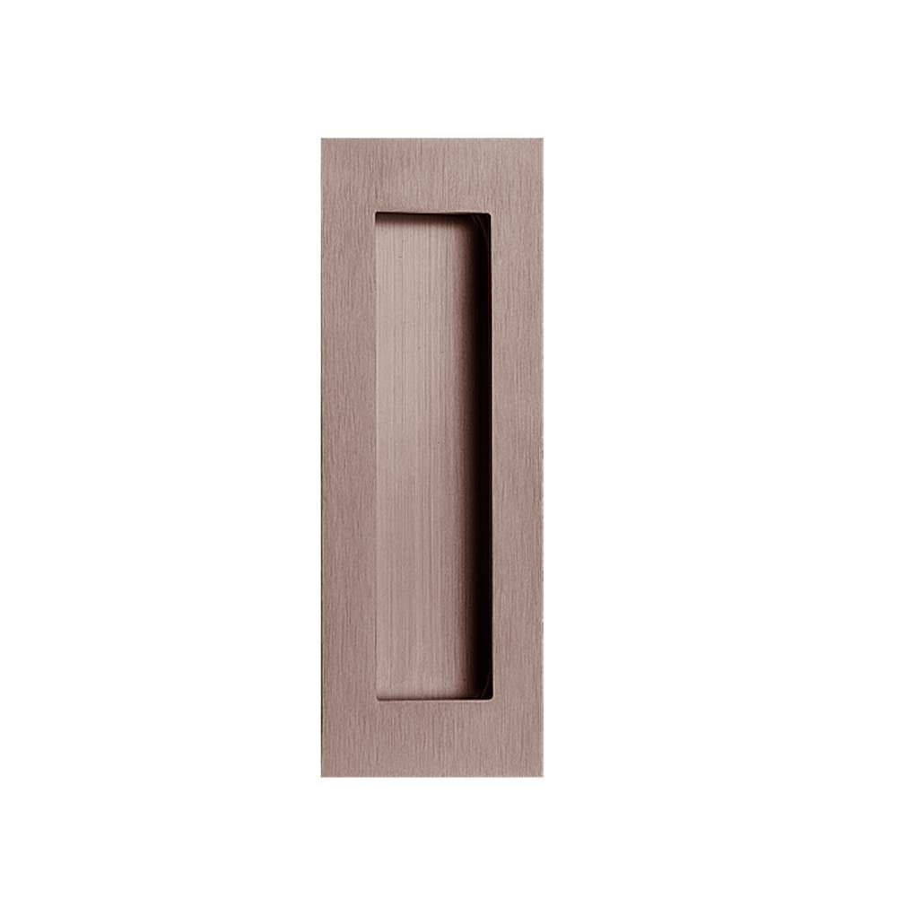 Linnea - Square Flush Pull, Satin Rose Gold - Satin Rose Gold
