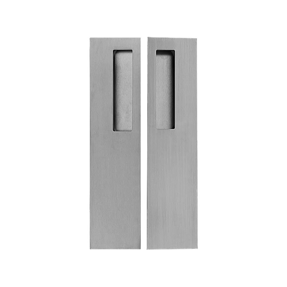 Linnea - Square Flush Pull, Polished Stainless Steel - Polished Stainless Steel