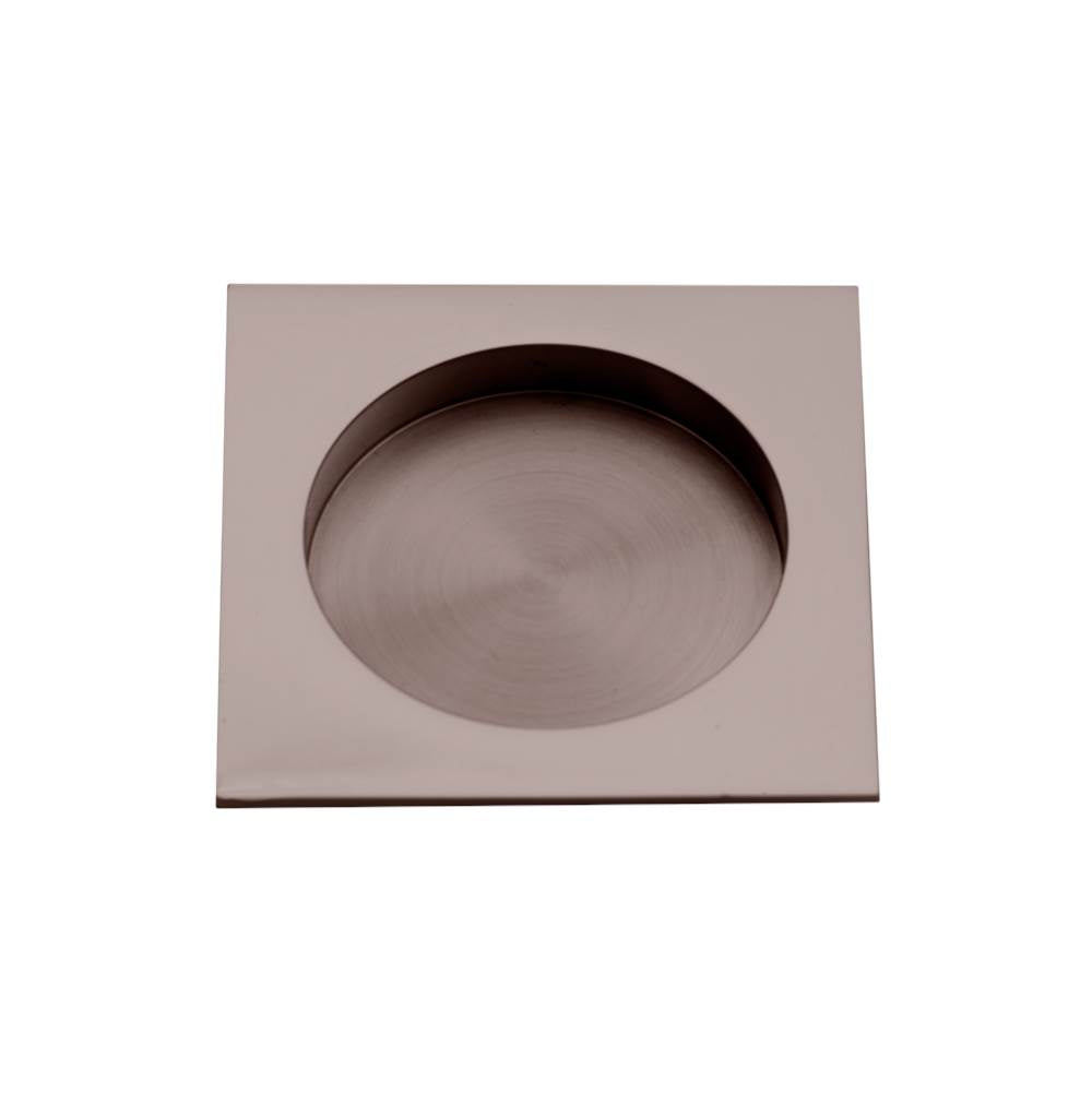 Linnea - Square Flush Pull, Satin Rose Gold - Satin Rose Gold