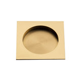 Linnea - Square Flush Pull, Titanium Gold - Titanium Gold