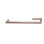 Linnea - Single Glass Mount Shower Door Pull (Includes Mounting Discs). 470mm Length, 450mm CTC. 20 X 20mm Section. 65mm Projection. 304 Stainless Steel. - Pvd Polished Rose Gold