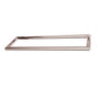Linnea - Shower Door Pull, Polished Rose Gold - Polished Rose Gold