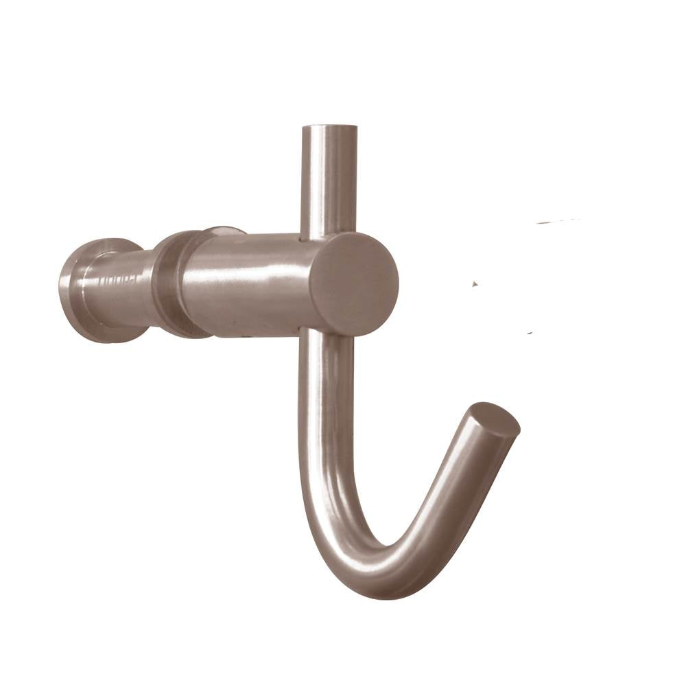 Linnea - Shower Door Pull, Satin Rose Gold - Satin Rose Gold