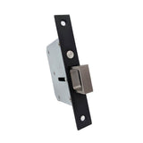 Linnea - Mortised Faceplate With Pop-Out Edge Pull. Faceplate: 138mm Length, 20mm Width. 304 Stainless Steel. - Pvd Satin Black