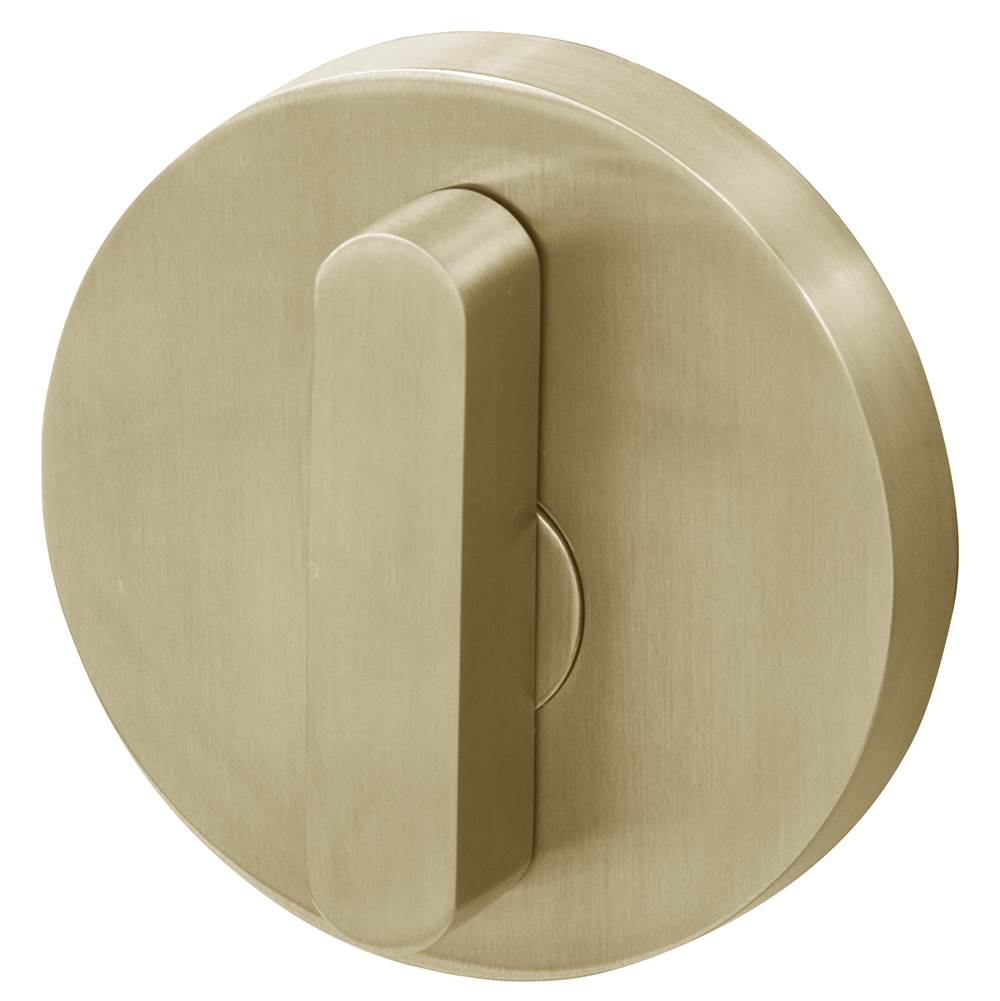 Linnea - Round Patiobolt, Satin Brass - Satin Brass