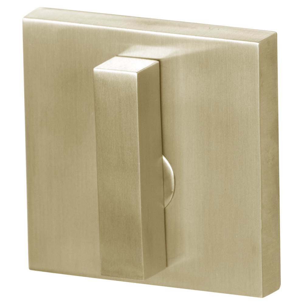 Linnea - Square Patiobolt, Satin Brass - Satin Brass