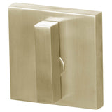 Linnea - Square Patiobolt, Satin Brass - Satin Brass