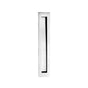 Linnea - Square Flush Pull, Polished Stainless Steel - Polished Stainless Steel