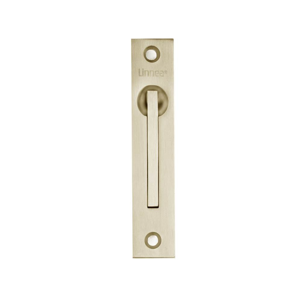 Linnea - Edge Pull. 60mm Length, 20mm Width. 304 Stainless Steel. - Pvd Satin Brass