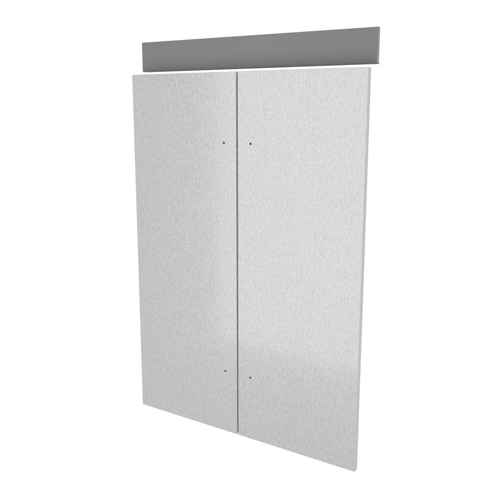 Liebherr - 84'' French Door Stainless Panels for HC(B) 2092G - for gray interior models