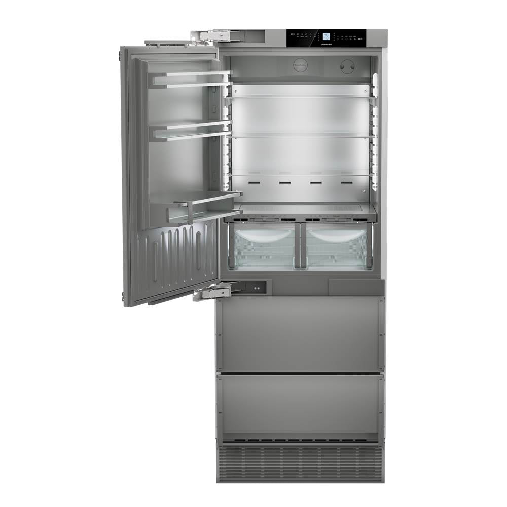 30'' Integrated Bottom Freezer with BioFresh - panel ready - LH