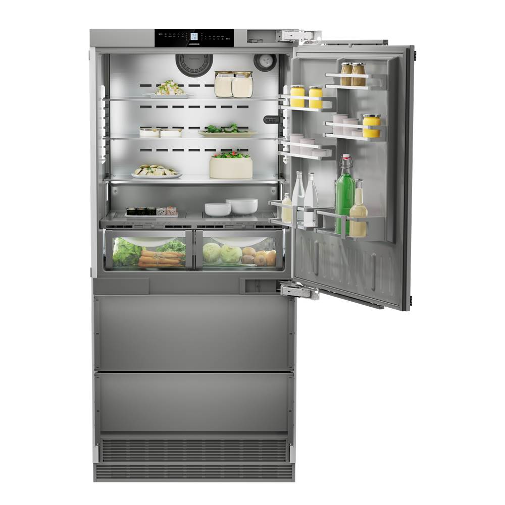36'' Integrated Bottom Freezer with BioFresh - panel ready - RH