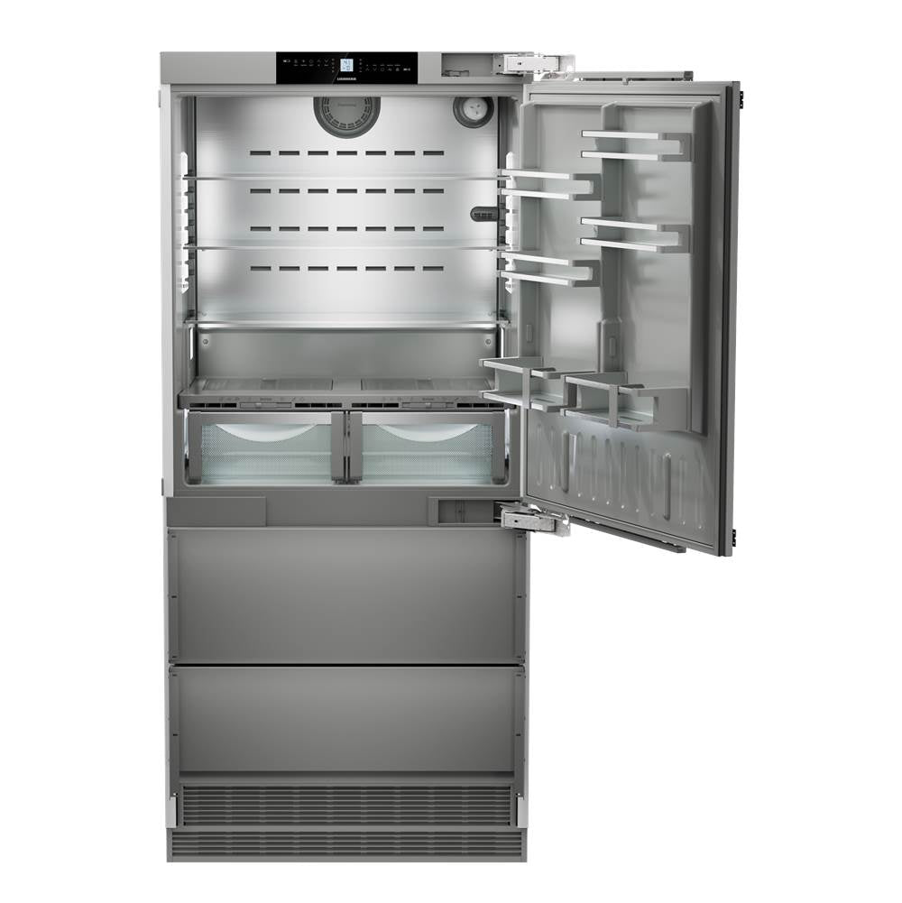 36'' Integrated Bottom Freezer with BioFresh - panel ready - RH
