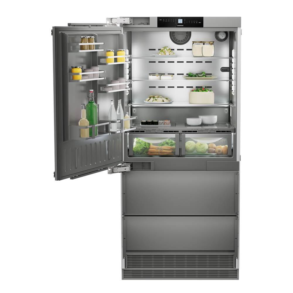 36'' Integrated Bottom Freezer with BioFresh - panel ready - LH