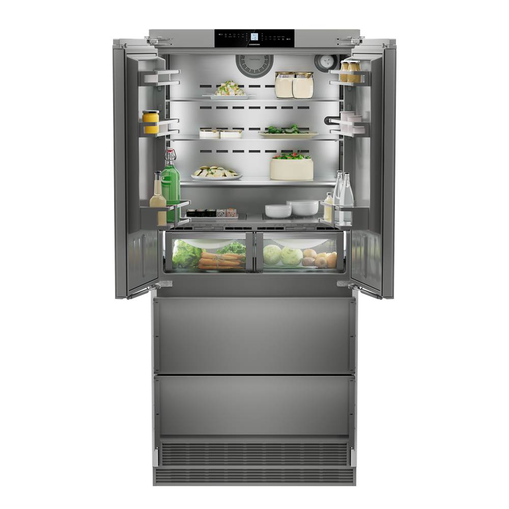36'' Integrated French Door Bottom Freezer with BioFresh - panel ready