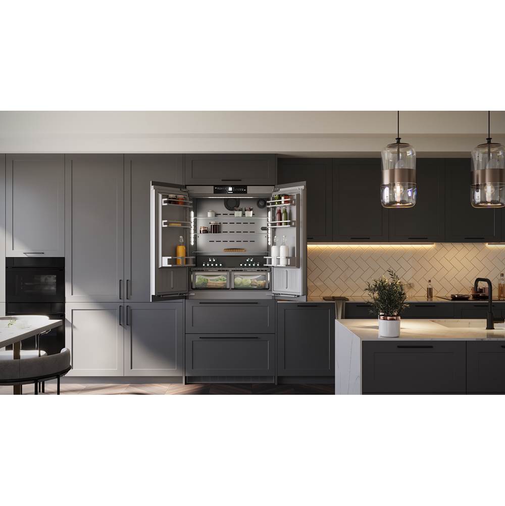 36'' Integrated French Door Bottom Freezer with BioFresh - panel ready