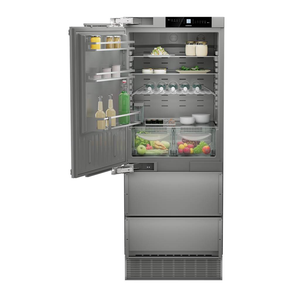30'' Integrated Bottom Freezer with Icemaker watertank - panel ready - LH