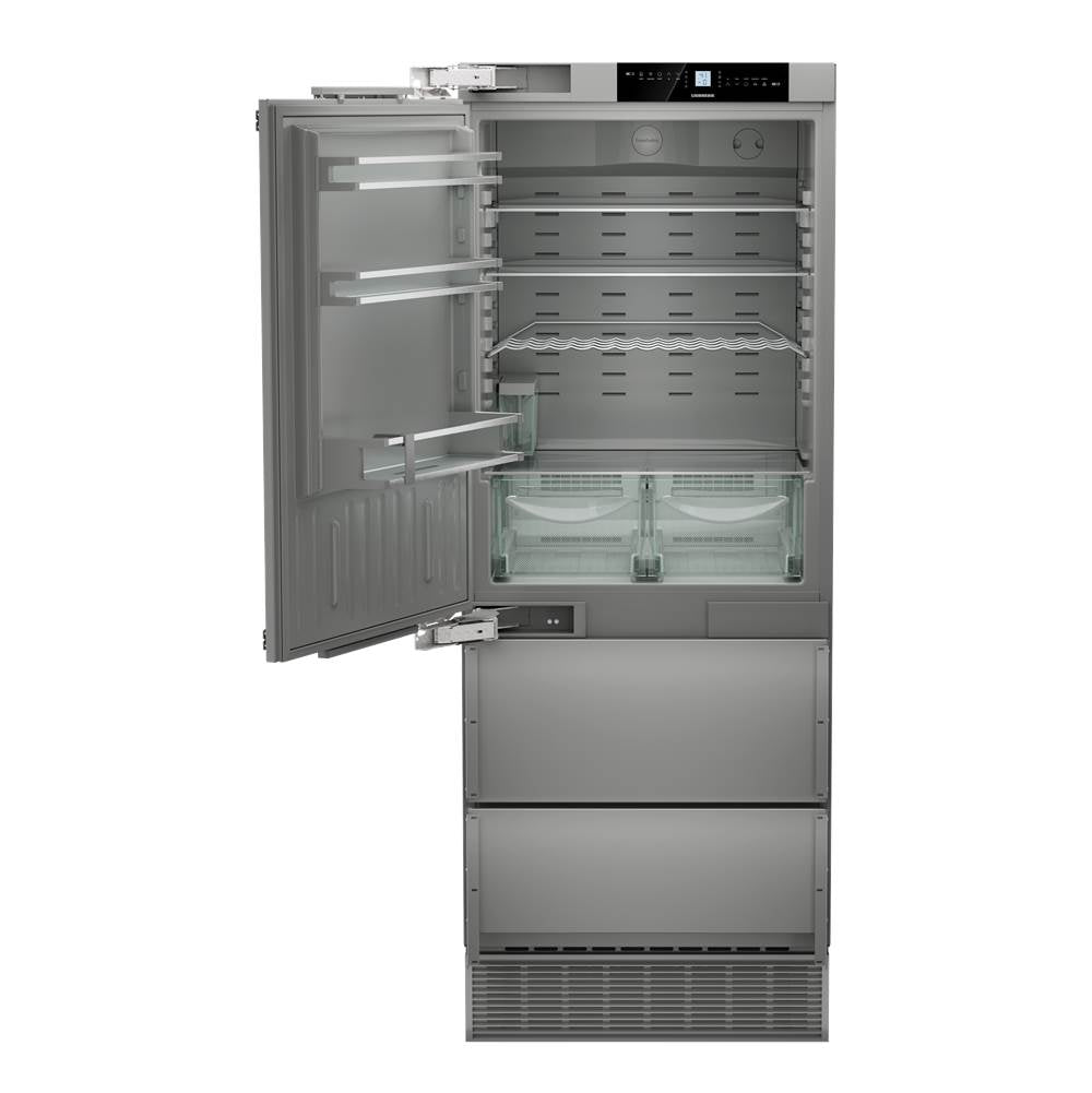 30'' Integrated Bottom Freezer with Icemaker watertank - panel ready - LH