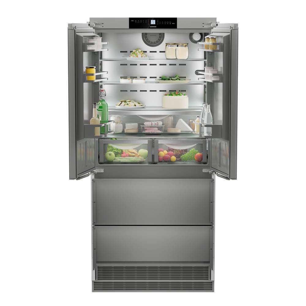 36'' Integrated French Door Bottom Freezer - panel ready