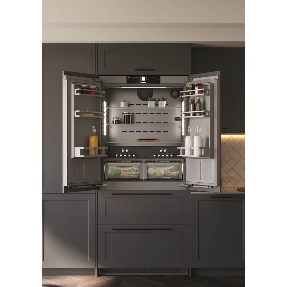 36'' Integrated French Door Bottom Freezer with BioFresh - panel ready