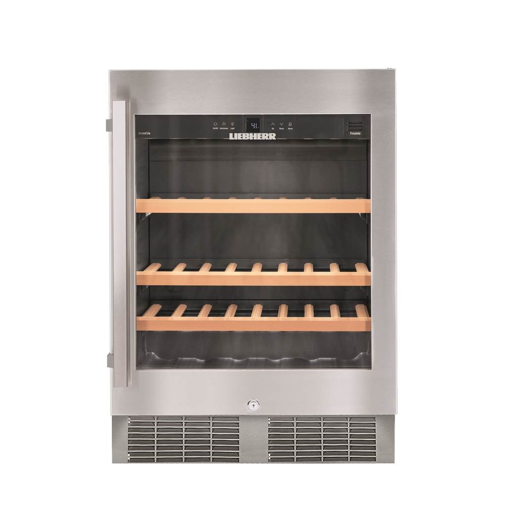 Liebherr - Under-Counter 1-Zone Wine - Silver