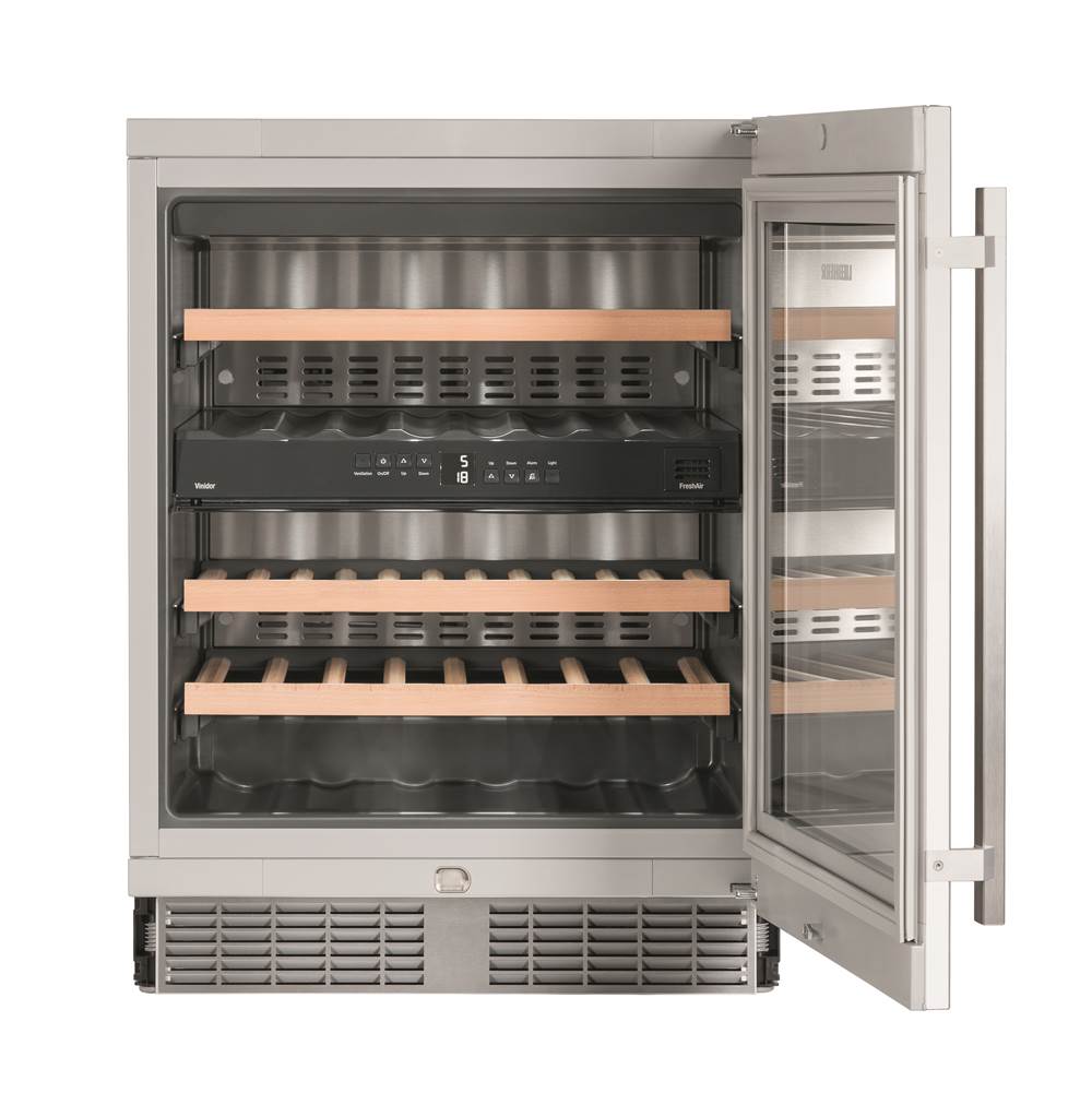 Liebherr - Under-Counter 2-Zone Wine - Silver