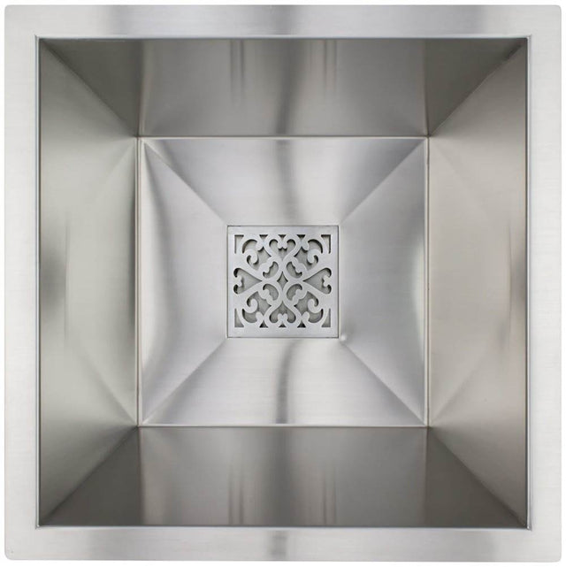 Linkasink - Small Filigree Grate - Polished Stainless Steel