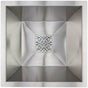 Linkasink - Small Filigree Grate - Polished Stainless Steel