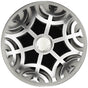 Linkasink - Maze Grid Strainer - Satin Smooth Finish..White Stone Screw, No Overflow - Satin Smooth Stainless Steel