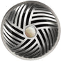 Linkasink - Herringbone Grid Strainer - White Stone Screw, With Overflow - Satin Smooth Stainless Steel