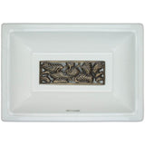 Linkasink - Leaves - Tiffany Grate Antique Bronze - Antique Bronze