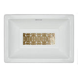 Hawaiian Quilt - Tiffany Grate, Polished Unlacquered Brass