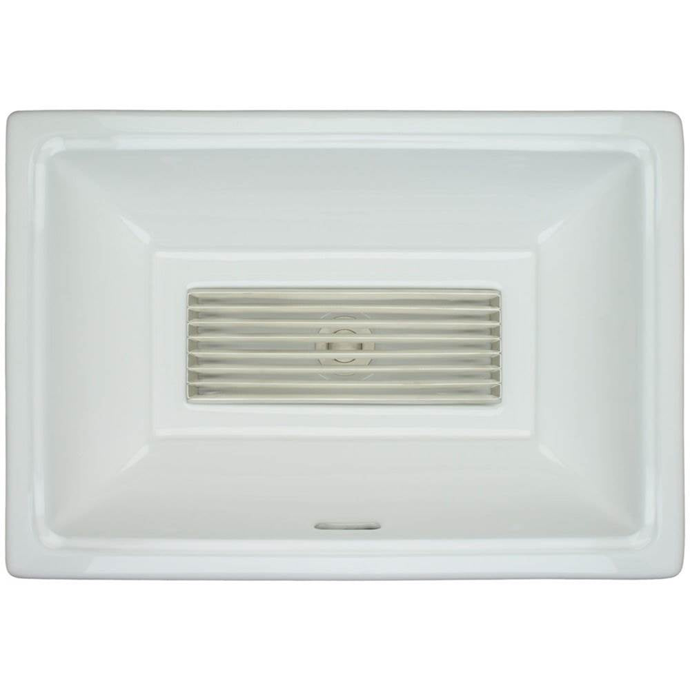 Linkasink - Grill - Tiffany Grate Polished White Bronze - Polished White Bronze