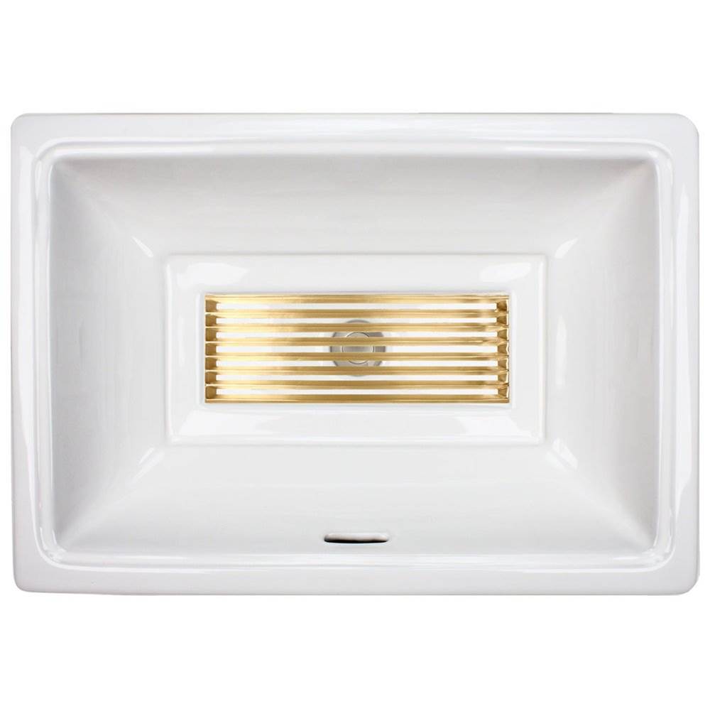 Linkasink - Grill - Tiffany Grate Satin White Bronze - White Bronze