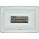 Linkasink - Labyrinth - Tiffany Grate, Satin One Side Polished On Other - Polished Stainless Steel