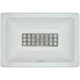 Linkasink - Windows - Tiffany Grate Satin White Bronze - White Bronze