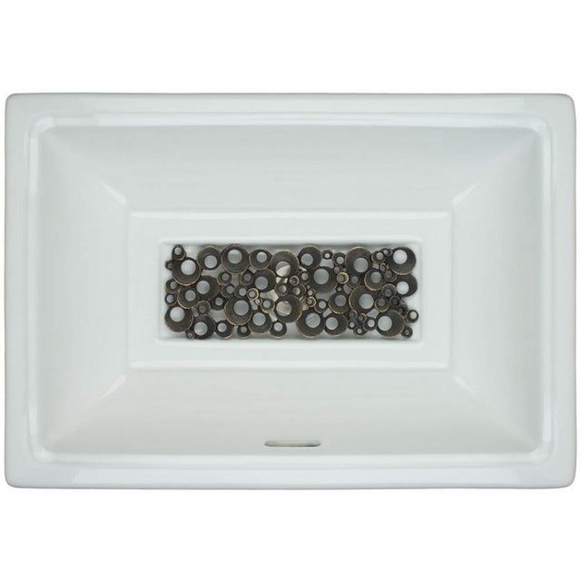 Linkasink - Coral - Tiffany Grate Polished Unlacquered Brass - Polished Unlacquered Brass