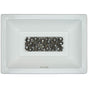 Linkasink - Coral - Tiffany Grate Polished Unlacquered Brass - Polished Unlacquered Brass