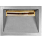 Linkasink - Square Bars - Decorative Grate for AC01 - Polished Unlacquered Brass