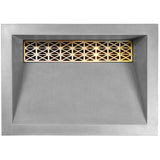 Linkasink - Spoke Bars - Decorative Grate for AC01 - Polished Unlacquered Brass