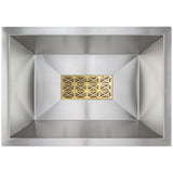 Linkasink - Medium Spoke Grate - Polished Unlacquered Brass