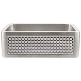 Linkasink - Panel - Circles - Satin Stainless Steel - Satin Stainless Steel