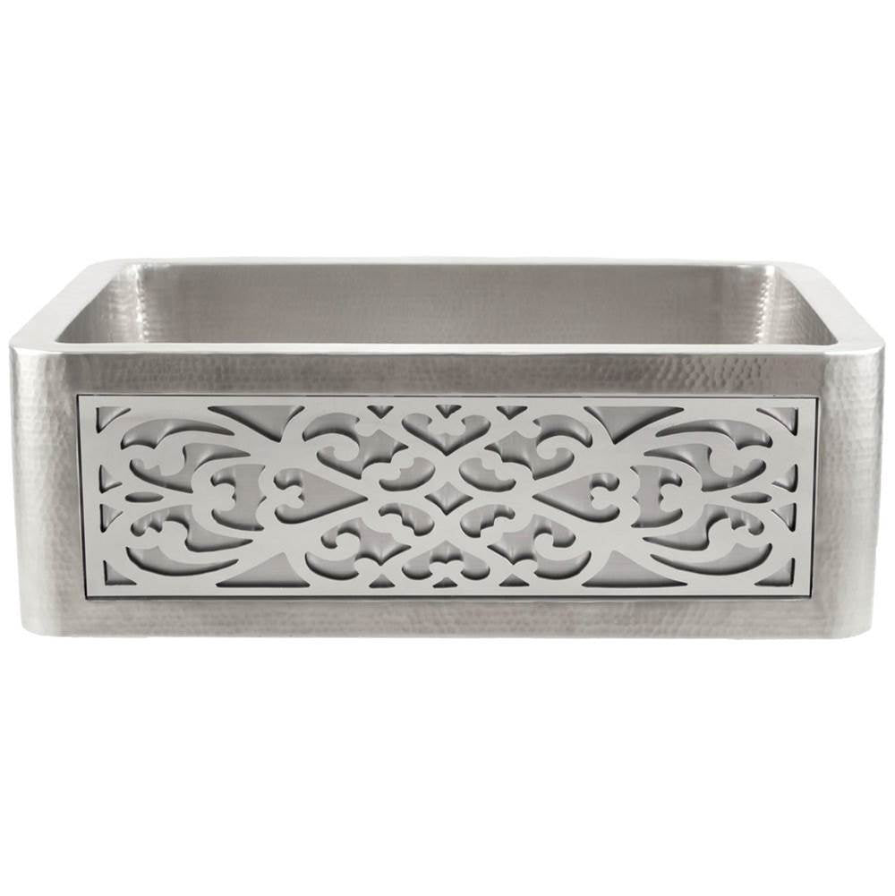 Linkasink - Panel - Filigree - Satin Stainless Steel - Satin Stainless Steel