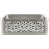 Linkasink - Panel - Filigree - Satin Stainless Steel - Satin Stainless Steel
