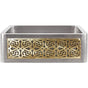 Linkasink - Panel - Tribal - Unlacquered Brass - Polished Unlacquered Brass